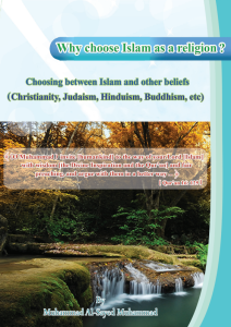 Why choose Islam as a religion?